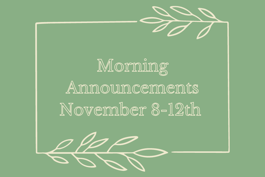 Morning+Announcements%3A+November+8-12