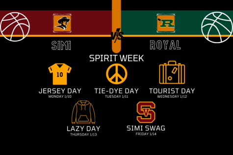 Spirit Week: Jan. 10-14