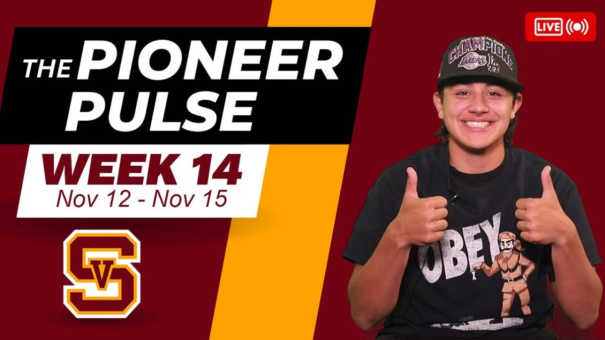 Pioneer Pulse Week 14 (11/12 - 11/15)