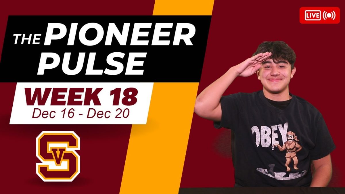 Pioneer Pulse Week 18 (12/16 - 12/20)