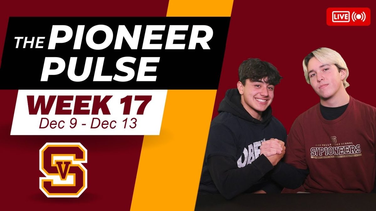 Pioneer Pulse Week 17 (12/9 - 12/13)