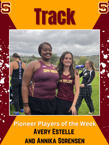 Pioneer Player of the Week