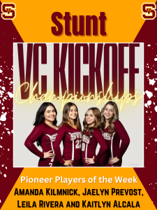 Pioneer Player of the Week