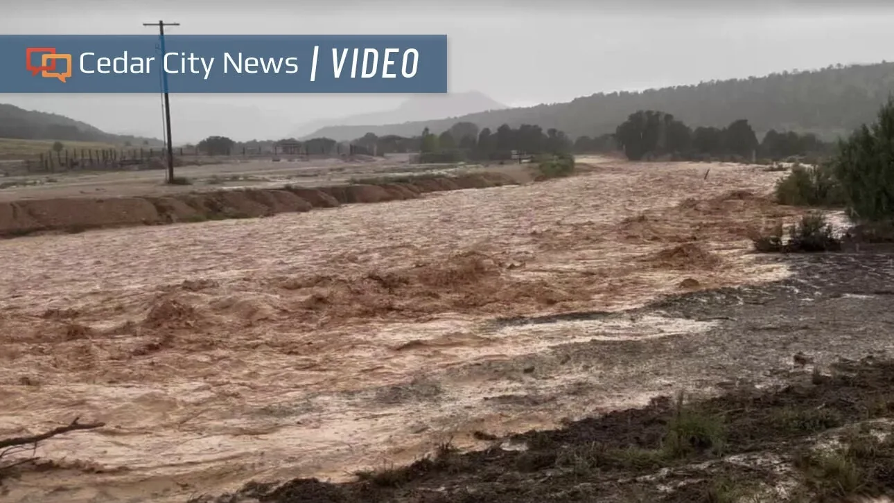Rescuers help hikers after flash flooding near trails at Bryce Canyon National Park