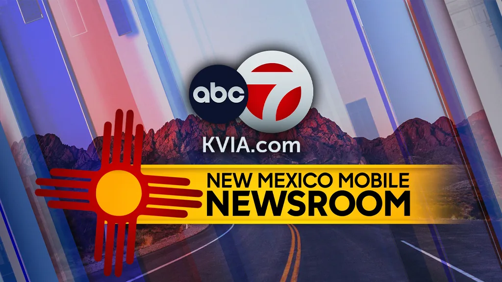 Police vehicles near an Interstate 10 bridge in Las Cruces after a brief road closure