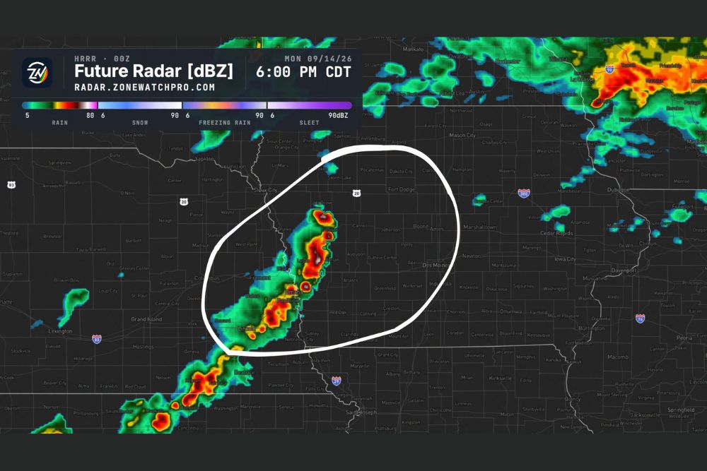 High Confidence Grows for Monday Afternoon Tornadoes From the Omaha Area to Des Moines as the Storm Environment Favors a Big Outbreak