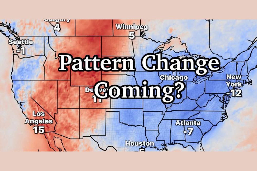 Meteorologists Watch for Possible Pattern Change Bringing Cooler Below Normal Temperatures to North Georgia and the Eastern United States