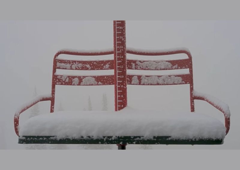 Over 3 Inches of Surprise September Snow Blankets Parts of Western Montana This Morning From Bridger Bowl Near Bozeman to Logan Pass
