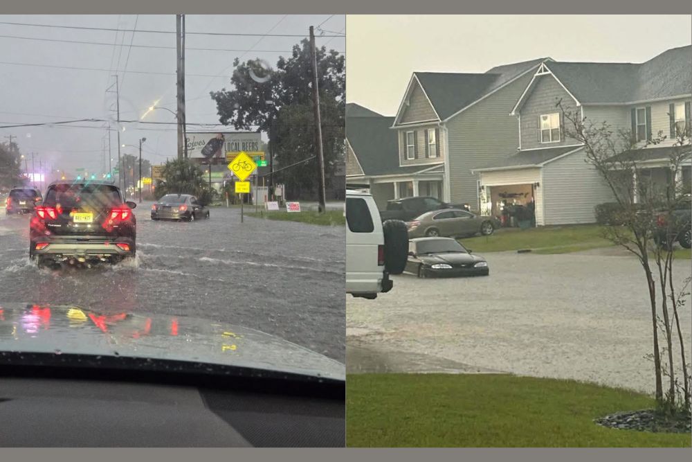 Significant Flash Flooding Overtakes Wilmington Metro North Carolina This Evening as Officials Urge Drivers to Turn Around
