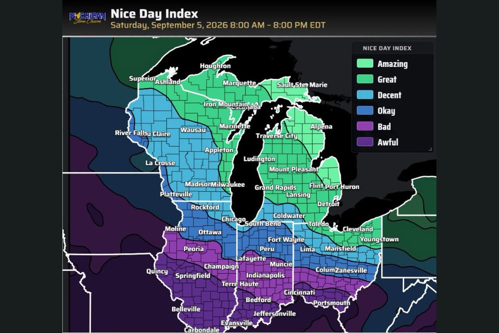 Sweet Relief Arrives Across Michigan Saturday as Cooler Temperatures and Sunshine Replace a Week of Severe Storms and Flooding